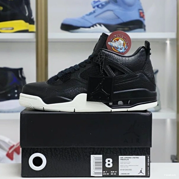 black ponyhair Jordan 4 Jordan Air retro 0104